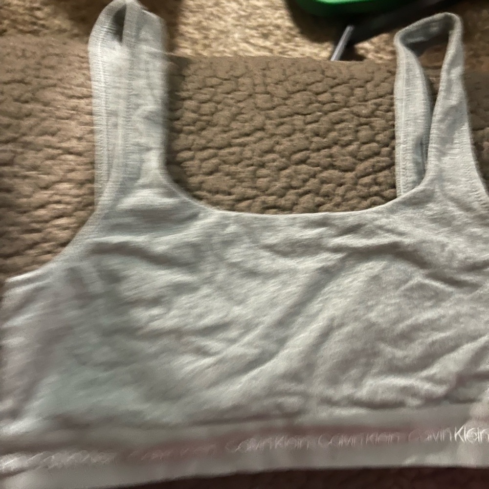 Calvin Klein Light Gray Bralette
